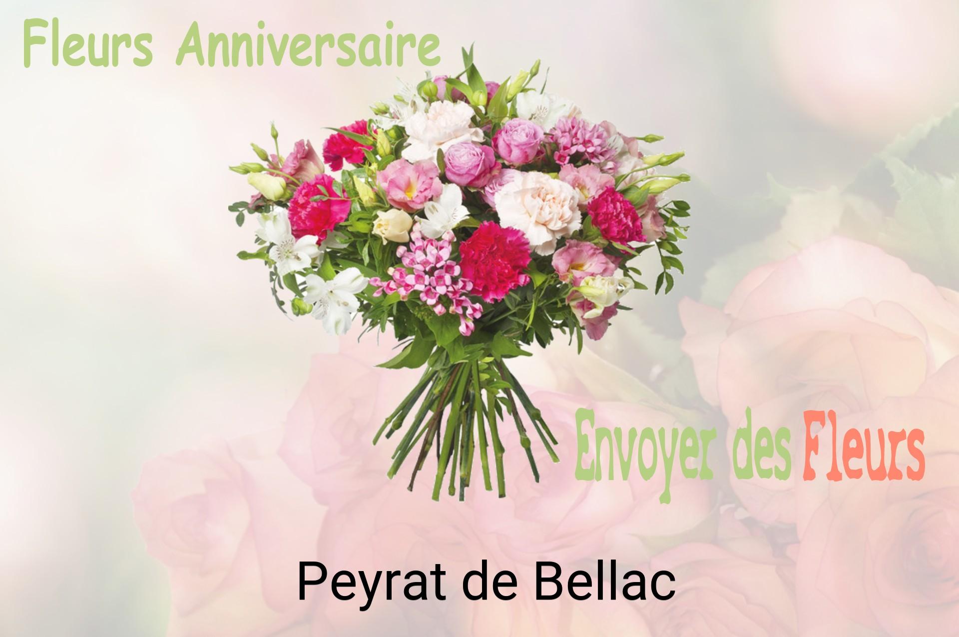 Bouquet de fleurs d’anniversaire livré à Peyrat-de-Bellac